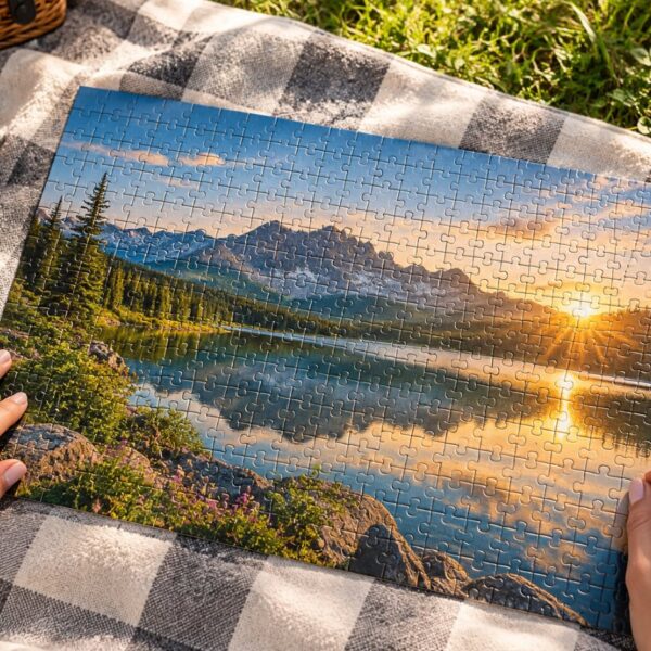 Ułożone puzzle z własnym nadrukiem, 252 elementy
